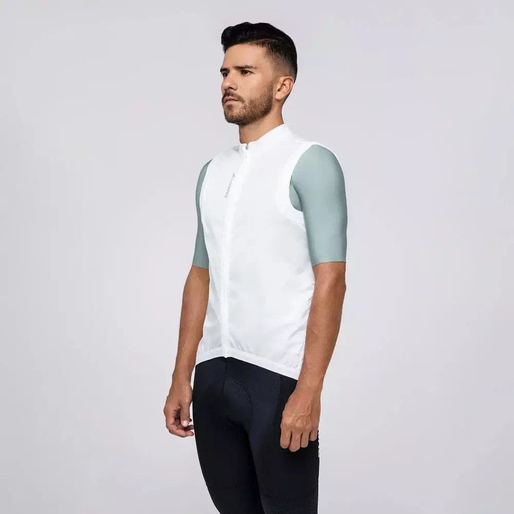 Suarez Chaleco Cortavientos De Ciclismo Hombre Barrier White PERFORMANCE 5 Suarez Chaleco Cortavientos De Ciclismo Hombre Barrier White PERFORMANCE - Imagen 3