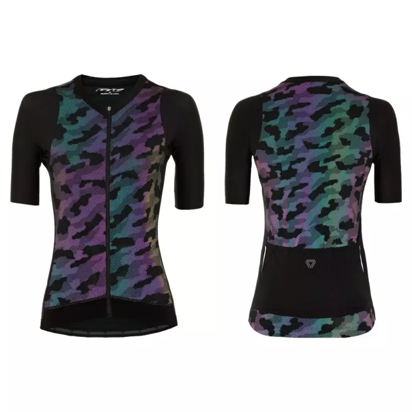 Camisa Manga Corta Mujer Camo Reflective GW 3 Camisa Manga Corta Mujer Camo Reflective GW