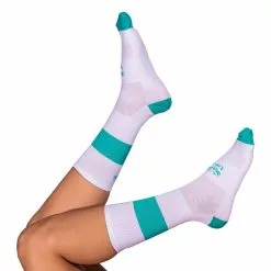 Taba Sport Media Ciclismo Franja Blanco Jade