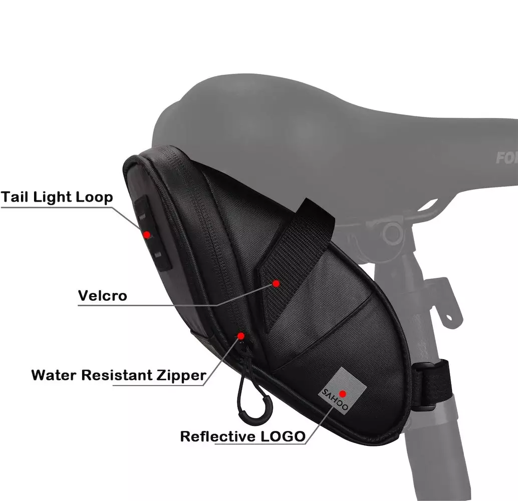 Genérico Generico Bolso Estuche Porta Herramienta De Sillín Para Bicicleta 5 Genérico Generico Bolso Estuche Porta Herramienta De Sillín Para Bicicleta - Imagen 3