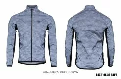 GW Chaqueta Hombre Camo Reflective Gris