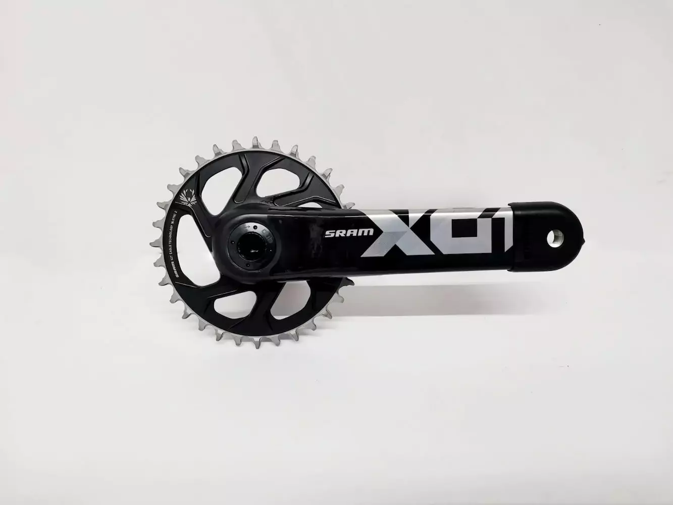 Bielas SRAM X01 Eagle Dub 175mm 32T (Negro) Con Protector De Bielas 3 Bielas SRAM X01 Eagle Dub 175mm 32T (Negro) Con Protector De Bielas