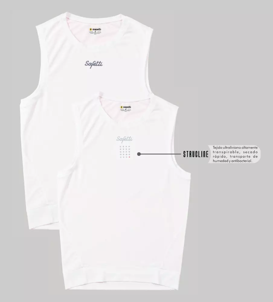 Camisa Interior Safetti Bianco Talla S 7 Camisa Interior Safetti Bianco Talla S - Imagen 5