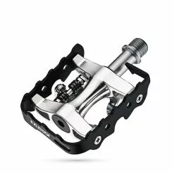 Exustar Pedales Mtb Spd Dob Func Al/Cr175Gr/C05