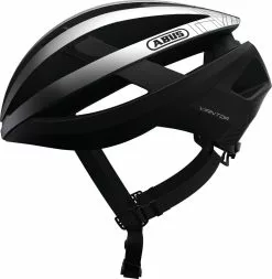 Abus Casco De Bicicleta Viantor - Negro / Plata