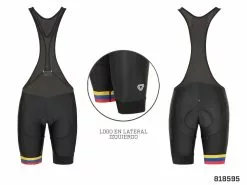 GW Pantaloneta Con Cargaderas Mujer Colombia Negro Classic