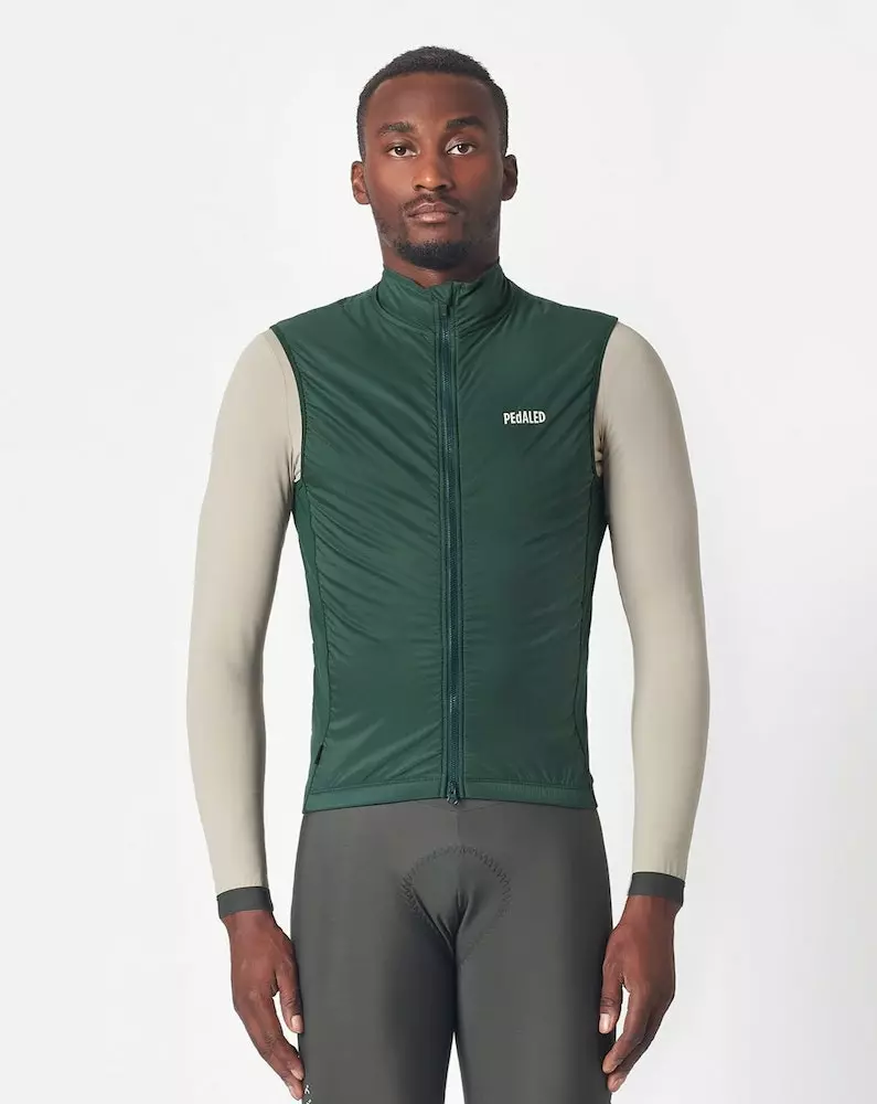 PEdaLED Essential Alpha Insulated Vest - Dark Green 3 PEdaLED Essential Alpha Insulated Vest - Dark Green