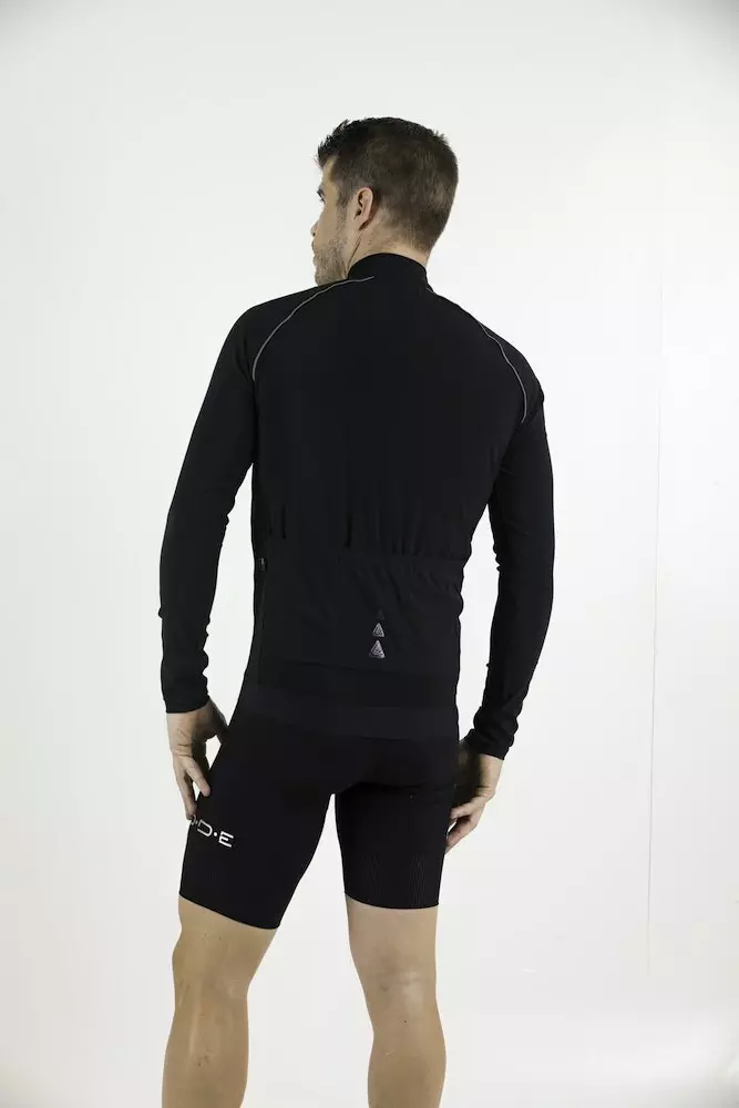 Code Chaqueta Cortavientos Negra - Hombre Hidrofobica 6 Code Chaqueta Cortavientos Negra - Hombre Hidrofobica - Imagen 4