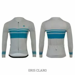 GW Camiseta Manga Larga Basic Gris Claro