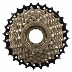 SIN MARCA Pacha Roscada Index Mtb Fw-Gl7S 7 Vel 14-28T Marron-