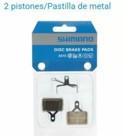 Shimano Pastas De Freno Disc E01S Metal Altus/acera/alivio