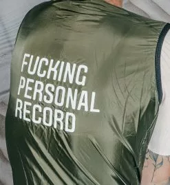 Fucking PR Chaleco Verde Militar Cortaviento Unisex