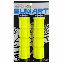 Mangos De Bicicleta Sumart Amarillo Con Cierre De Seguridad Mtb