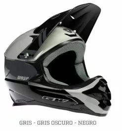 Casco GW Wasp H610 Full Face Gris Gris Oscuro Negro M