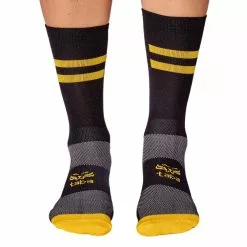 Taba Sport Media Ciclismo Rayas Negro Igual Amarillo -Bicicletas Ventas WRyf2C3Tncw0uruRtc598Agbo