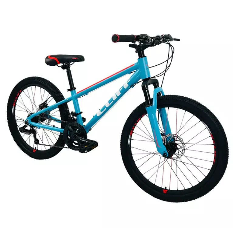Bicicleta Cliff Lizard 24 Mecanica Turquesa/Rojo 3 Bicicleta Cliff Lizard 24 Mecanica Turquesa/Rojo