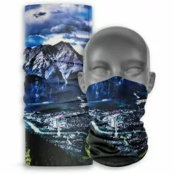 Pal Cuello Cuello Buff Para Bicicleta Unisex Palcuello Azul Montañas