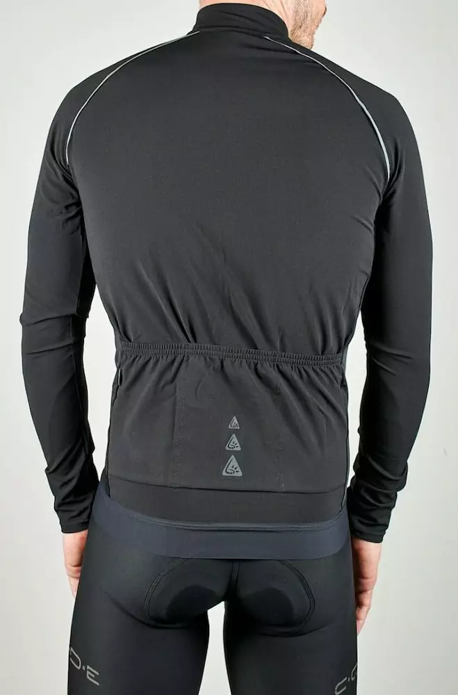 Code Chaqueta Cortavientos Negra - Hombre Hidrofobica 4 Code Chaqueta Cortavientos Negra - Hombre Hidrofobica - Imagen 2