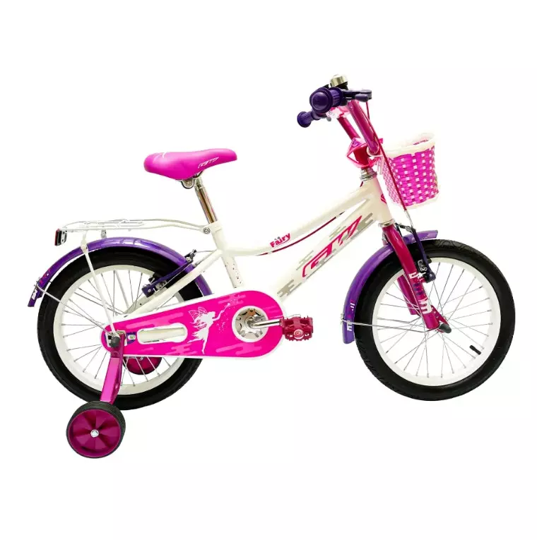 Bicicleta GW Fairy 16 Blanco/Fucsia 3 Bicicleta GW Fairy 16 Blanco/Fucsia