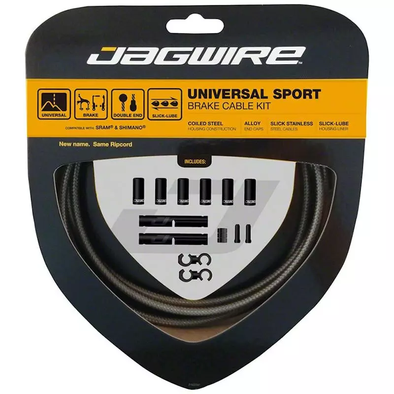 Jagwire Kit Frenos Universal Plata Carbono 3 Jagwire Kit Frenos Universal Plata Carbono