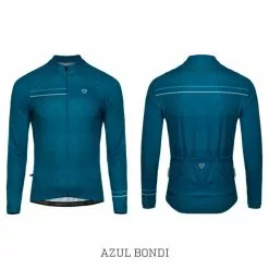 GW Camisa Manga Larga Hombre Half And Half Azul Bondi