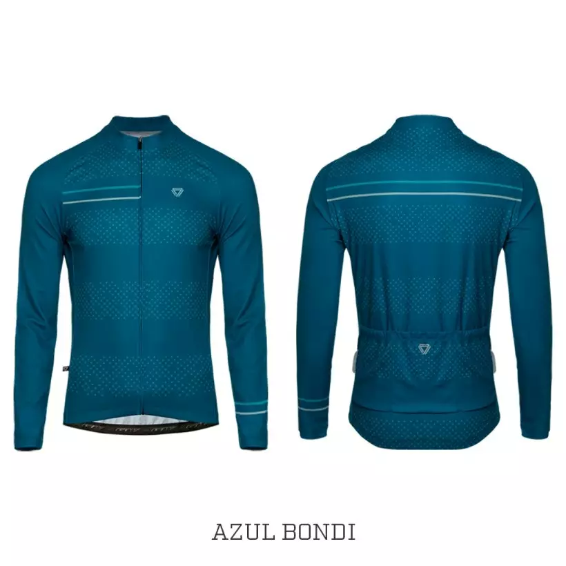 GW Camisa Manga Larga Hombre Half And Half Azul Bondi 3 GW Camisa Manga Larga Hombre Half And Half Azul Bondi