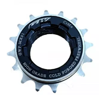 Piñon GW 16t Bmx Cr Mo 1/2*1/8 Plata/Negro 3 Piñon GW 16t Bmx Cr Mo 1/2*1/8 Plata/Negro