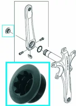 Tornillo P/Biela Fc 4500 Shimano