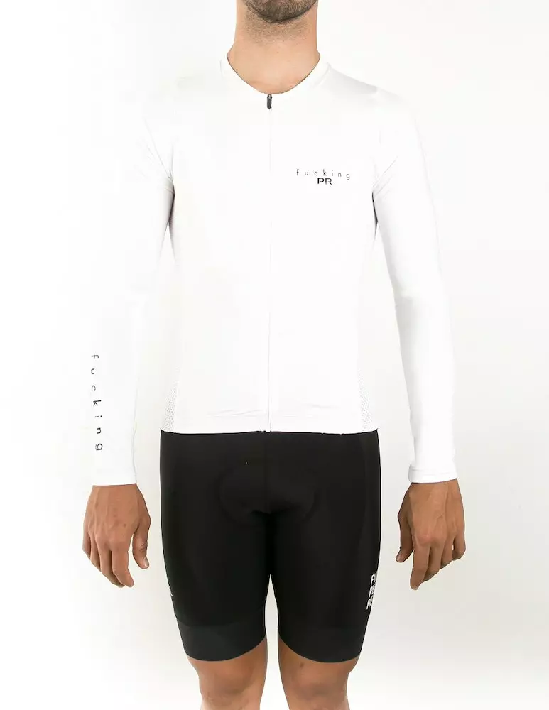 Fucking PR Jersey Manga Larga Hombre Color Blanco 3 Fucking PR Jersey Manga Larga Hombre Color Blanco