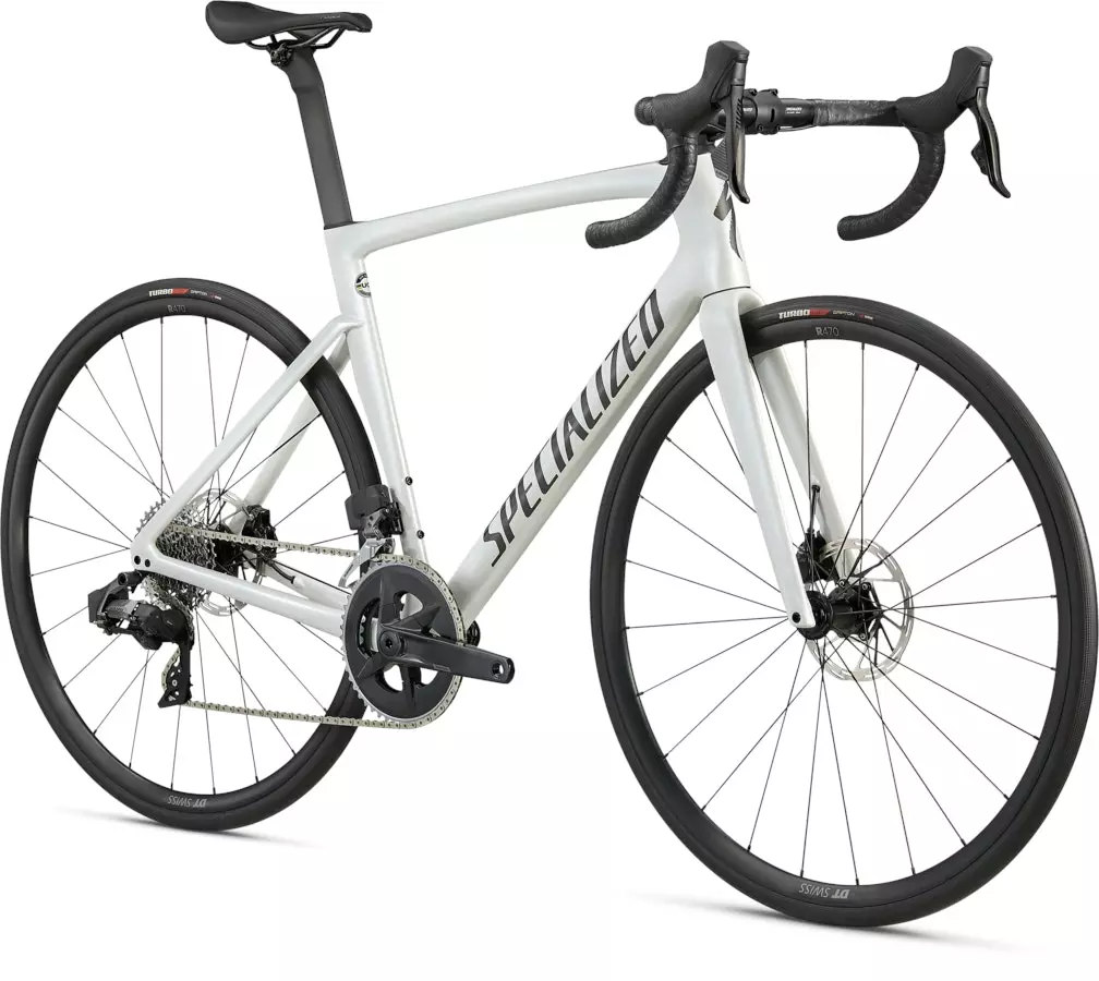 Bicicleta De Ruta Specialized 2022 Tarmac SL7 Comp - Rival ETap AXS / Blanco Metalizado 4 Bicicleta De Ruta Specialized 2022 Tarmac SL7 Comp - Rival ETap AXS / Blanco Metalizado - Imagen 2