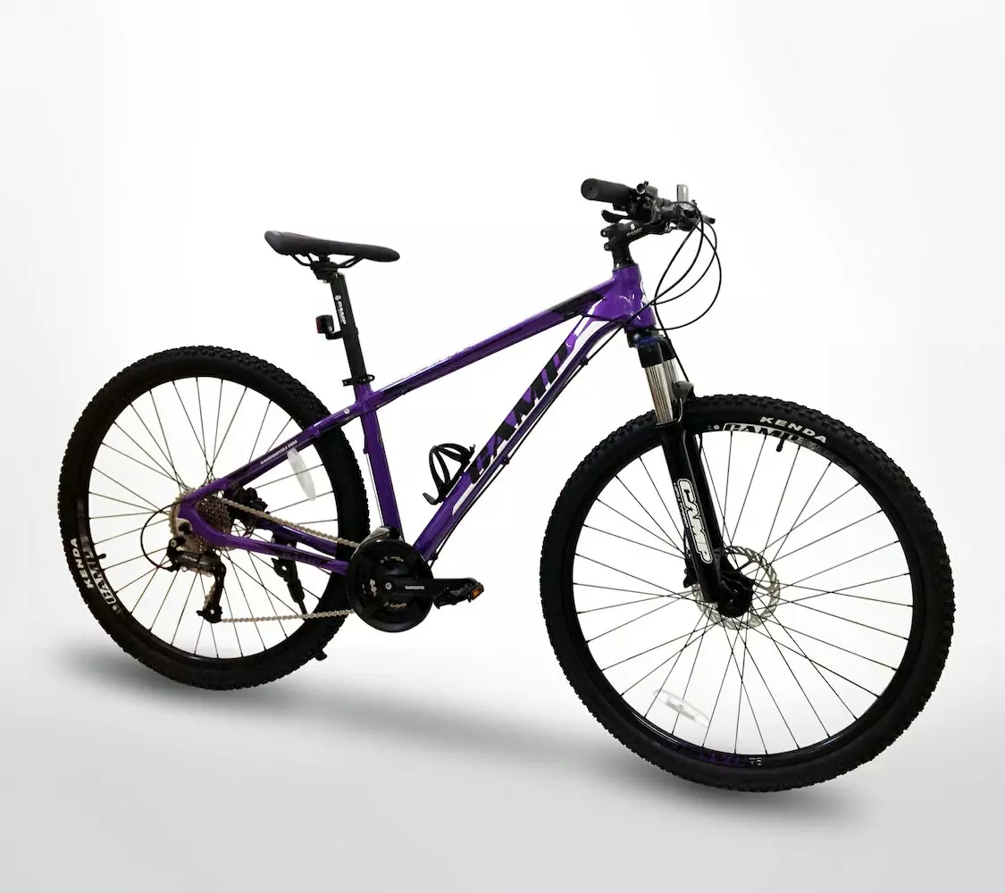 Bicicletas CAMP LEGEND 300 - D 29 / Aluminio / Morado - Negra + CASCO DTO Con Sistema De Luz Trasera 3 Bicicletas CAMP LEGEND 300 - D 29 / Aluminio / Morado - Negra + CASCO DTO Con Sistema De Luz Trasera