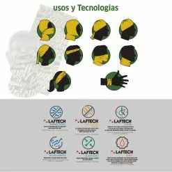 Pal Cuello Cuello Buff Para Moto Unisex Palcuello Amarillo Salpicado -Bicicletas Ventas Zhn BBXELL9OL0YmzV4aDDn1Q 12