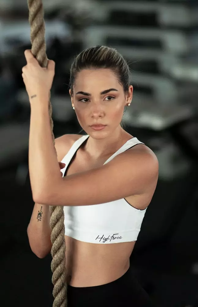 HighForce Top Athletics Women White Compress - 400866 6 HighForce Top Athletics Women White Compress - 400866 - Imagen 4