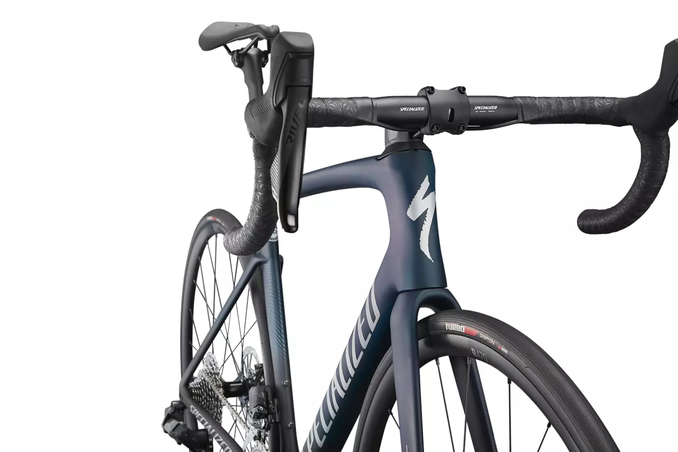 Bicicleta De Ruta Specialized 2022 Tarmac SL7 Comp - Rival ETap AXS /Verde Azul Satin 6 Bicicleta De Ruta Specialized 2022 Tarmac SL7 Comp - Rival ETap AXS /Verde Azul Satin - Imagen 4