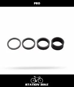 Espaciador Carbon PRO Negro 1 1/8"