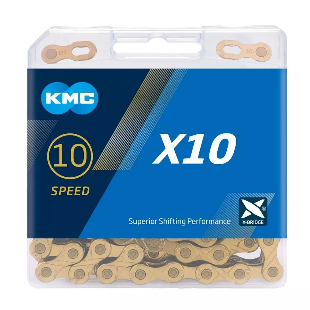 KMC Cadena X10 Gold 4 KMC Cadena X10 Gold - Imagen 2