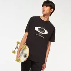 Camiseta Oakley Gear Static Icon - Negro