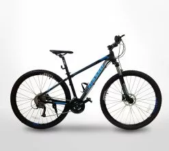 Bicicletas CAMP LEGEND 300 - D 29 / Aluminio / Negra - Azul CASCO DTO Con Sistema De Luz Trasera