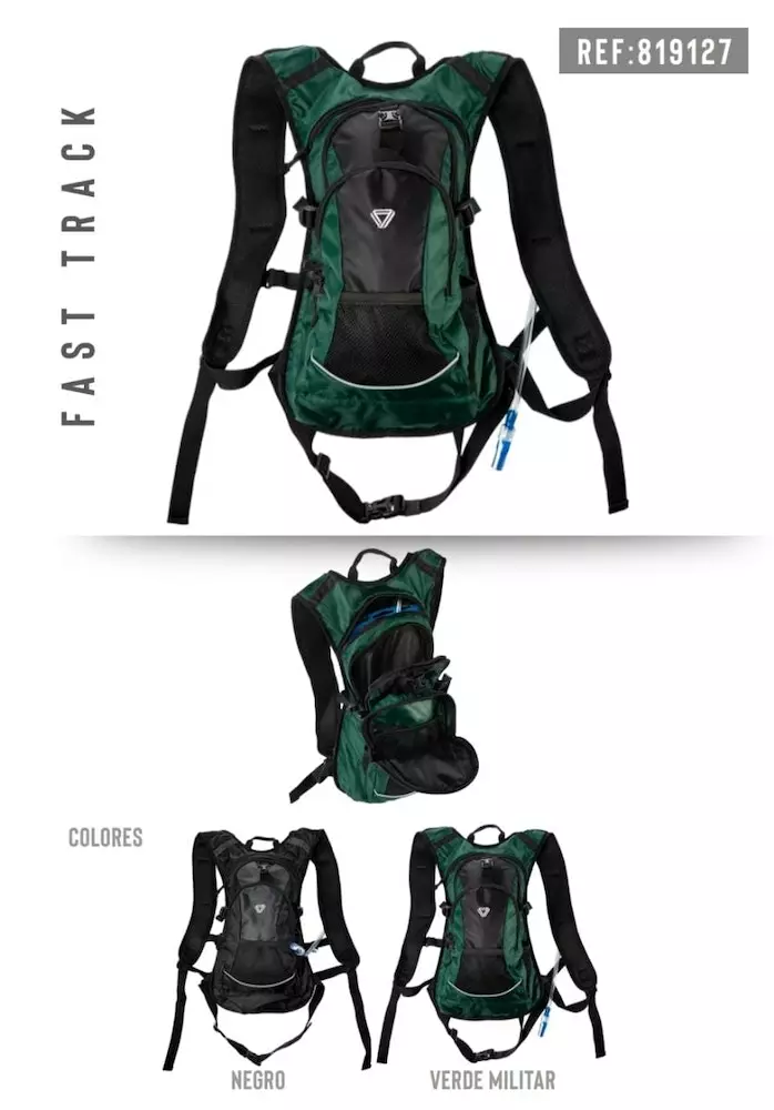 Bolso De Hidratación Fast Track - Verde/Militar GW 2 Litros 3 Bolso De Hidratación Fast Track - Verde/Militar GW 2 Litros