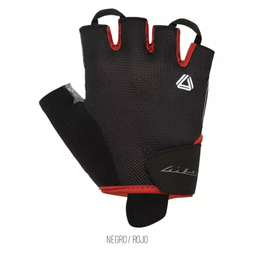 GW Guantes Cortos Pro Man Negro/Rojo 4 GW Guantes Cortos Pro Man Negro/Rojo - Imagen 2