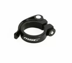 Msc-bikes MSC Bikes CIERRE RÁPIDO TIJA SILLÍN MSC ALUMINIO 34.9MM  Negro Anodizado