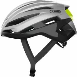 Casco Abus Stormchaser Gleam Silver