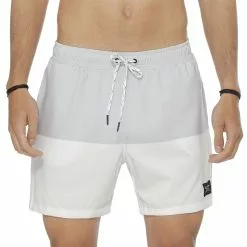 Enjoy Pantaloneta Beachwear White & Grey