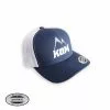 Gorra Casual Malla KOM Flexfit Azul Y Blanco