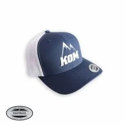 Gorra Casual Malla KOM Flexfit Azul Y Blanco