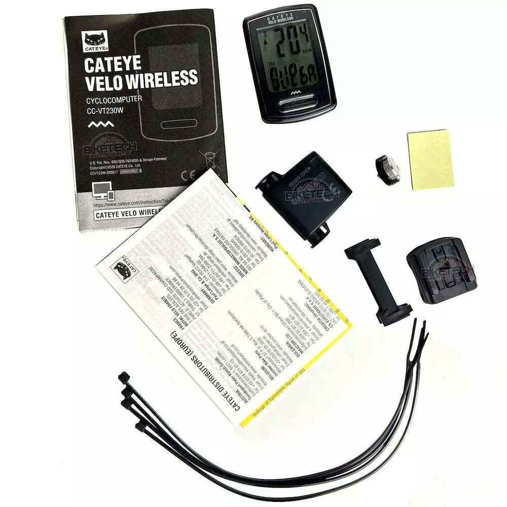 Ciclocomputador Cateye Velo VT230W Inalambrico 8 Ciclocomputador Cateye Velo VT230W Inalambrico - Imagen 6