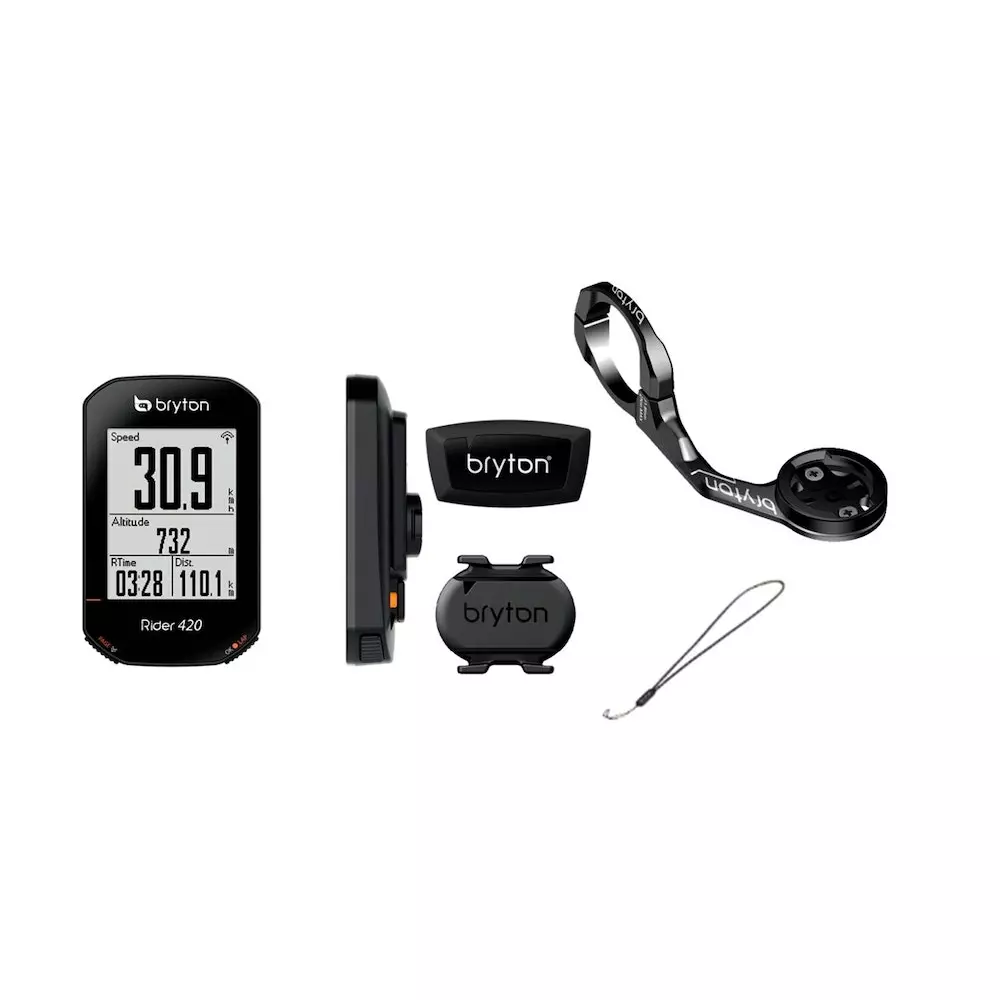 Bryton Ciclocomputador 420t Con Gps + Soporte 3 Bryton Ciclocomputador 420t Con Gps + Soporte