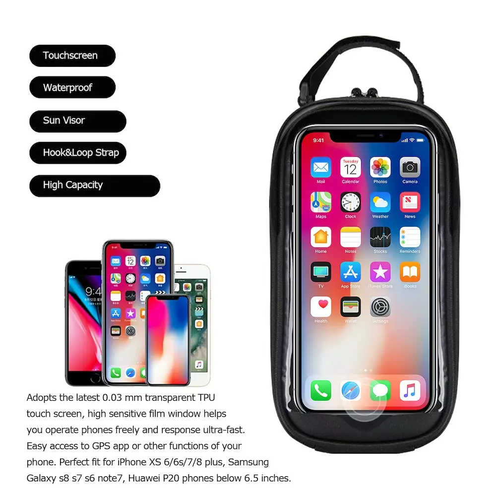 Genérico Generico Portacelular Con Bolsillo Interno Para Llevar Herramienta Bicicleta 11 Genérico Generico Portacelular Con Bolsillo Interno Para Llevar Herramienta Bicicleta - Imagen 9