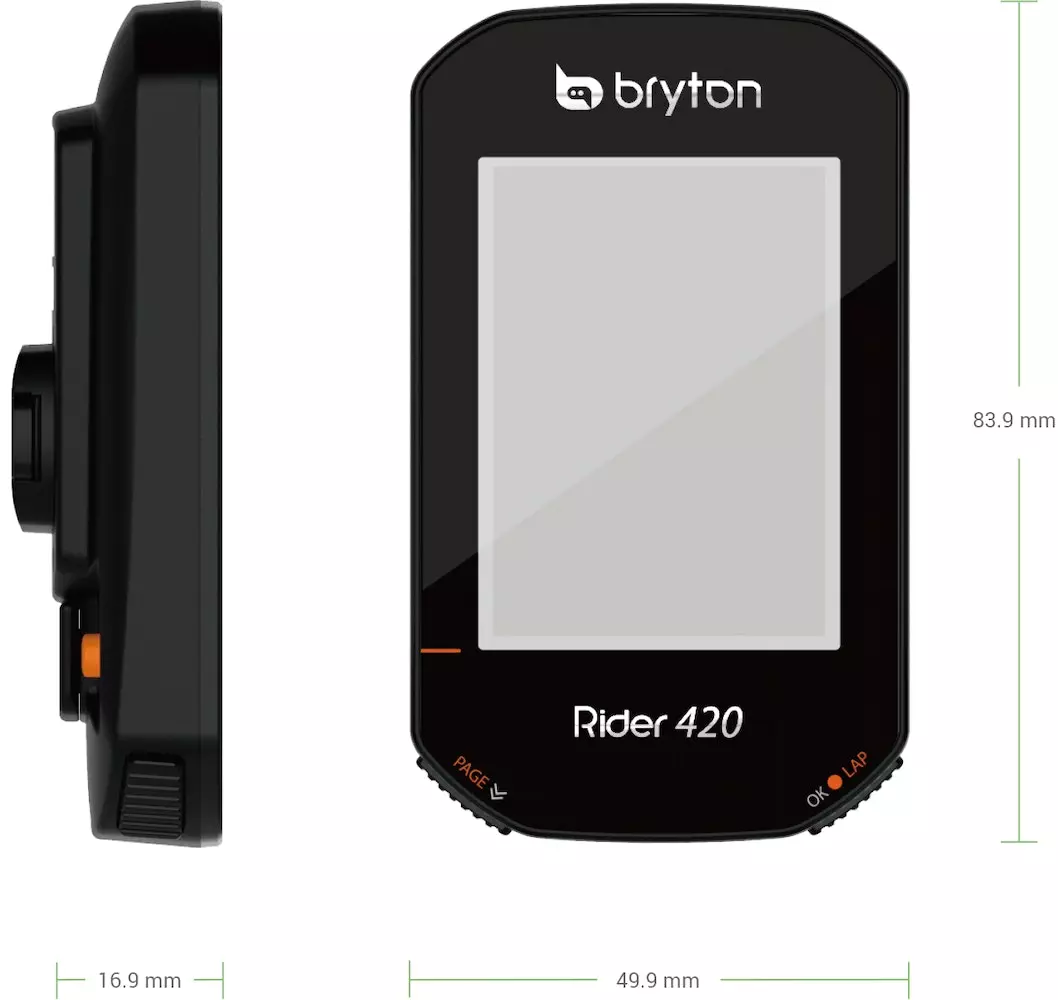 Bryton Ciclocomputador 420t Con Gps + Soporte 6 Bryton Ciclocomputador 420t Con Gps + Soporte - Imagen 4