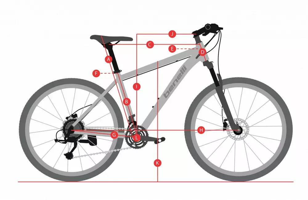 Benelli Bike Bicicleta De MTB Benelli M22 1.0 ADV AL 27.5 - Rojo / Gris 9 Benelli Bike Bicicleta De MTB Benelli M22 1.0 ADV AL 27.5 - Rojo / Gris - Imagen 7